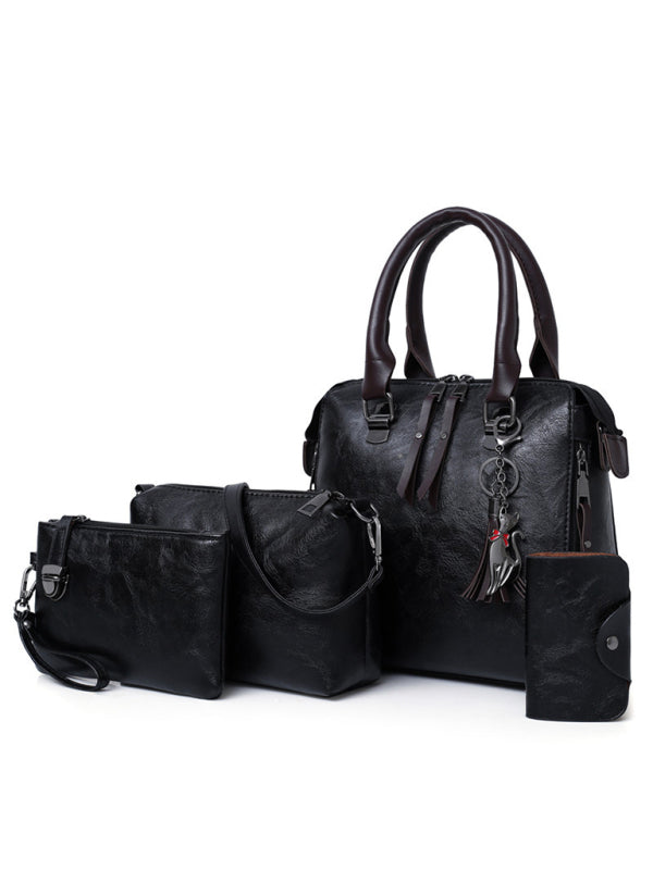 Four-Piece Retro Mother-in-Chief Handbag Set
