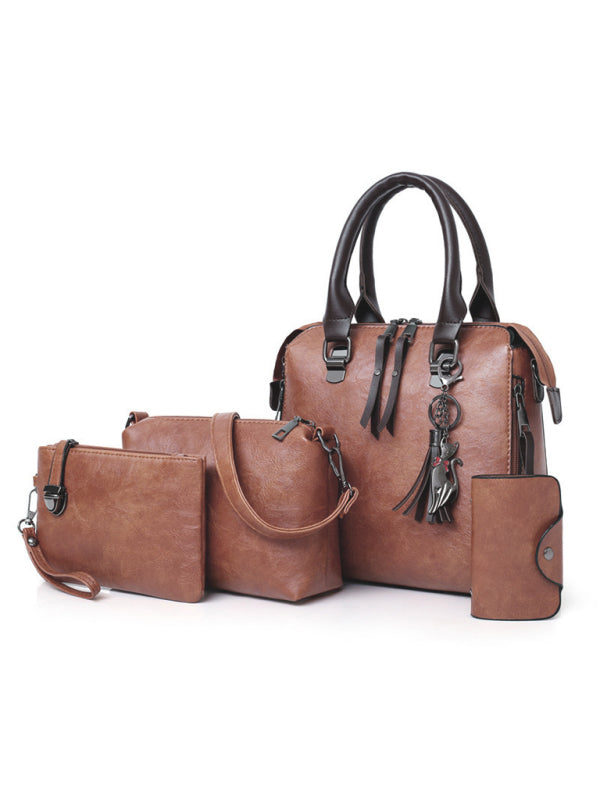 Four-Piece Retro Mother-in-Chief Handbag Set