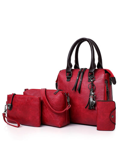 Four-Piece Retro Mother-in-Chief Handbag Set