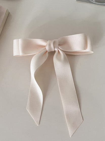 Satin Bow Hairpin Headdress