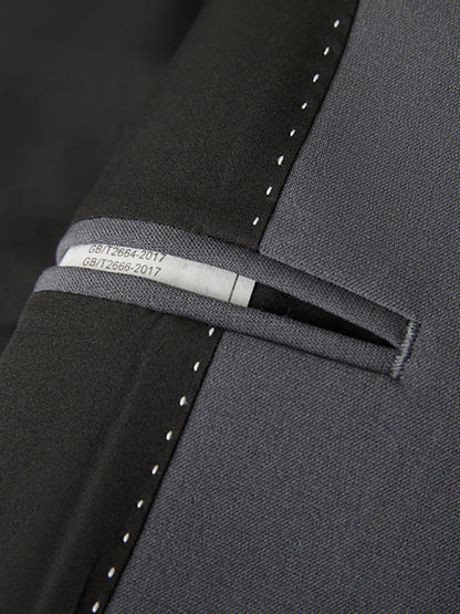 Slim Fit Business Two Piece Suit (Gray)