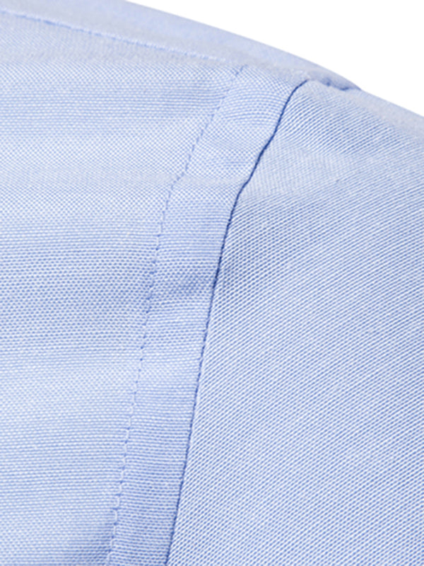 Casual Slim-Fit Oxford Long Sleeve Shirt