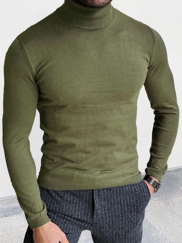 Turtleneck Slim-Fit Pullover Sweater
