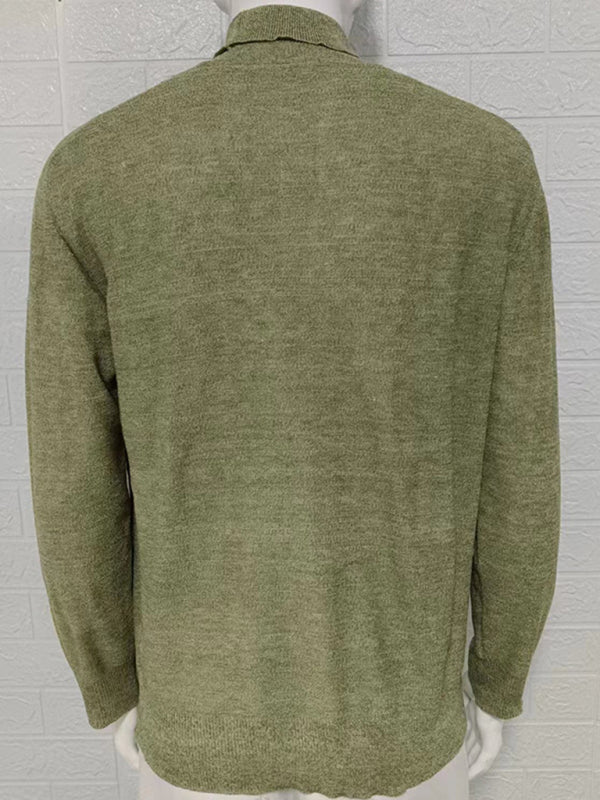Turtleneck Slim-Fit Pullover Sweater