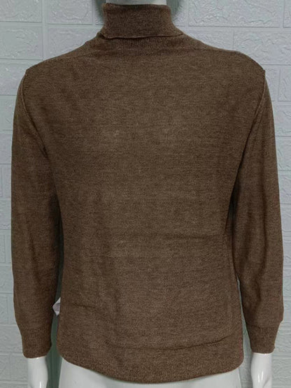 Turtleneck Slim-Fit Pullover Sweater