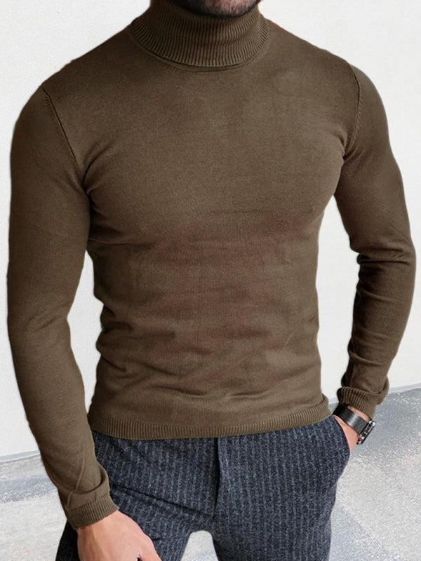 Turtleneck Slim-Fit Pullover Sweater