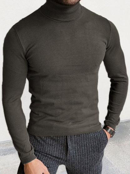 Turtleneck Slim-Fit Pullover Sweater