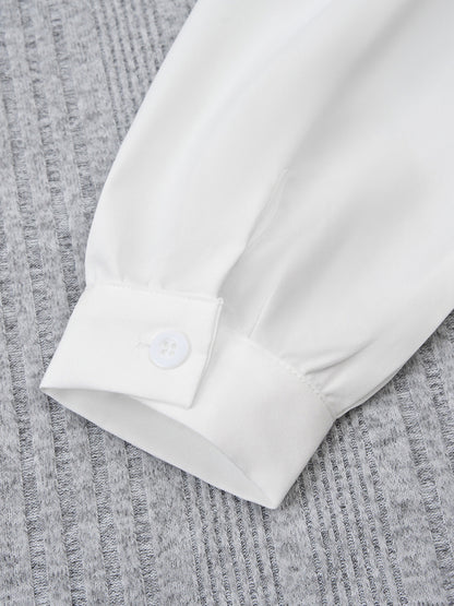 Two-Piece Layered Slim Sweater Top