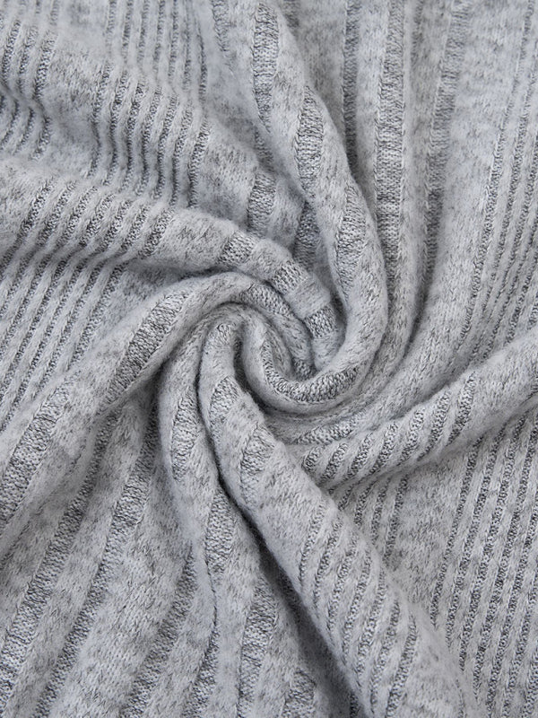 Two-Piece Layered Slim Sweater Top